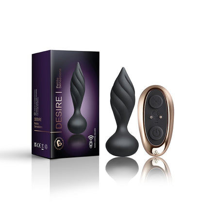 PlayBound UK adult toys & lingerie: rocks off petite sensations desire butt plug black