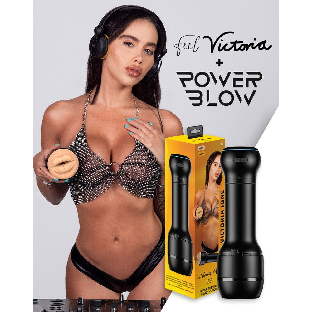 PlayBound UK adult toys & lingerie: kiiroo combo interactive powerblow victoria june masturbator