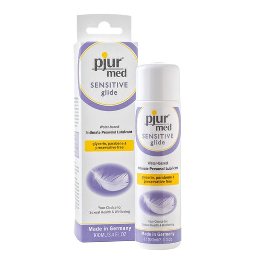 PlayBound UK adult toys & lingerie: pjur med sensitive glide intimate personal lubricant 100ml