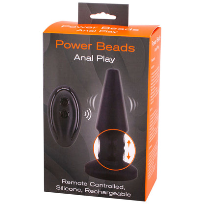 PlayBound UK adult toys & lingerie: power beads anal play rimming and vibrating butt plug