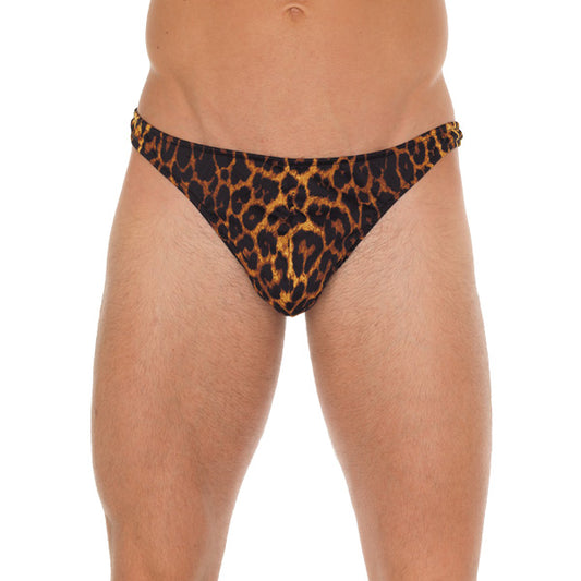 PlayBound UK adult toys & lingerie: mens leopard print gstring