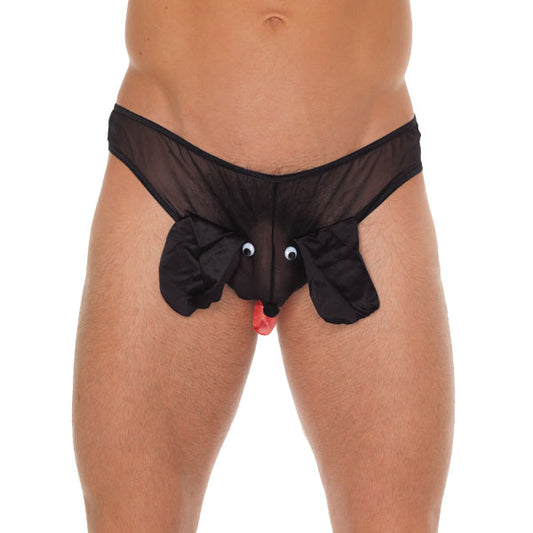 PlayBound UK adult toys & lingerie: mens black animal pouch