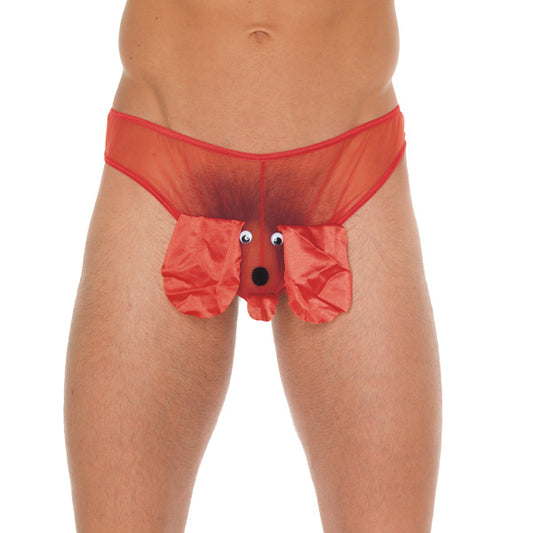 PlayBound UK adult toys & lingerie: mens red animal pouch