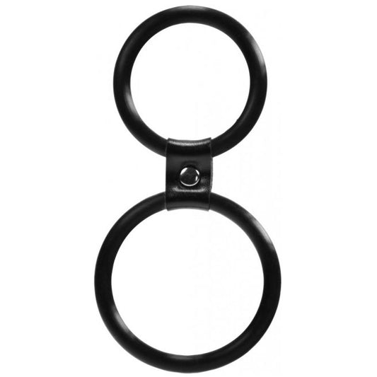 PlayBound UK adult toys & lingerie: dual rings shaft and balls ring