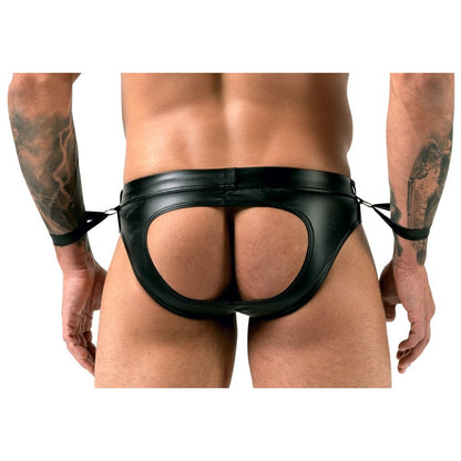 PlayBound UK adult toys & lingerie: svenjoyment jock brief with handcuffs