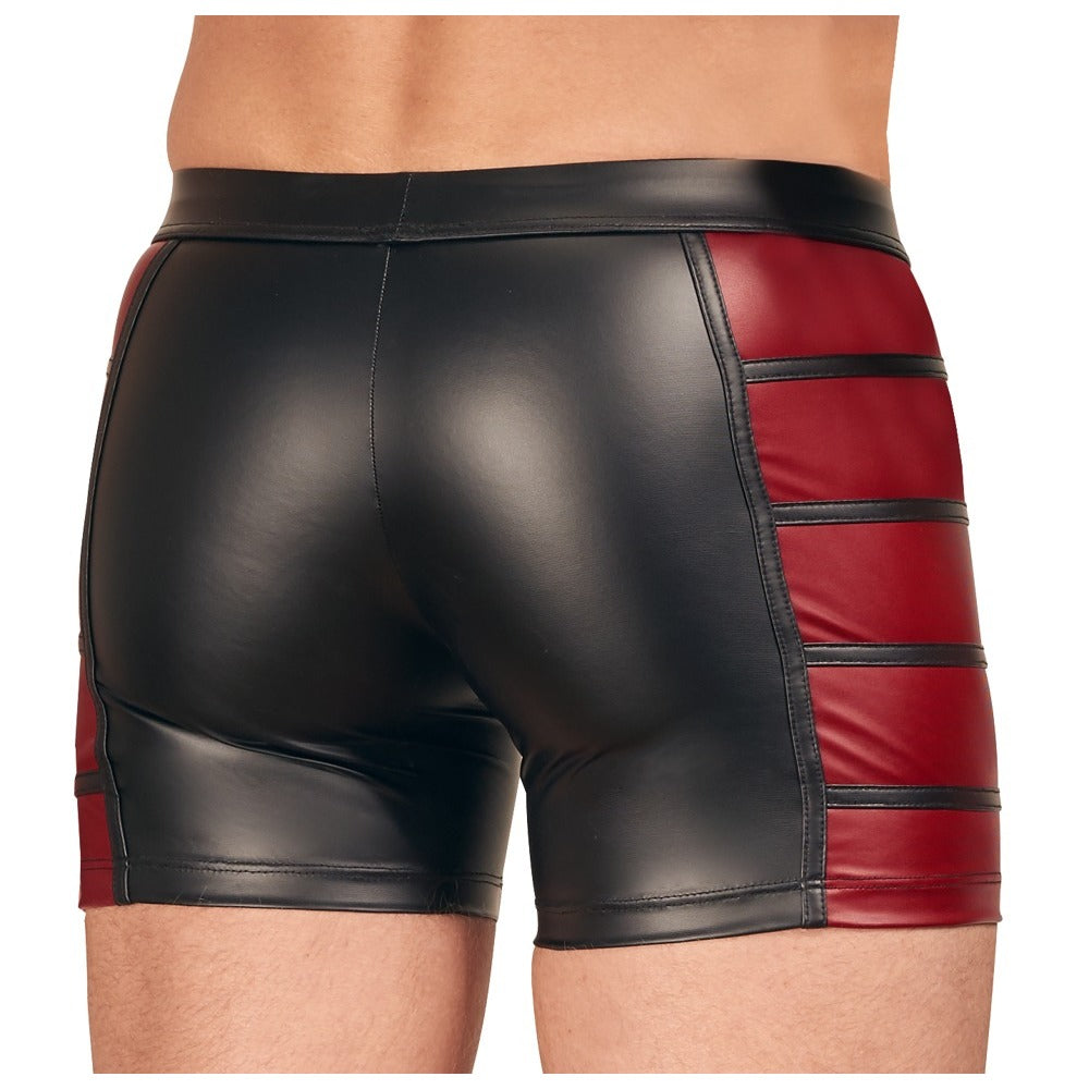 PlayBound UK adult toys & lingerie: nek matte look pants in black and red
