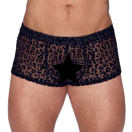 PlayBound UK adult toys & lingerie: noir sheer animal print pants