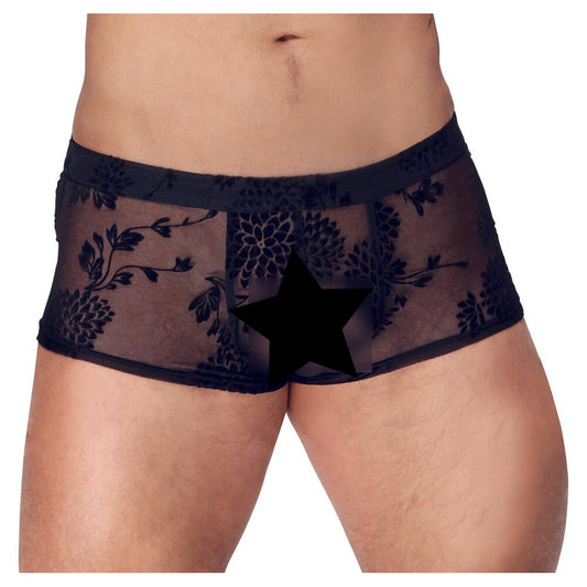 PlayBound UK adult toys & lingerie: noir sheer floral lace pants