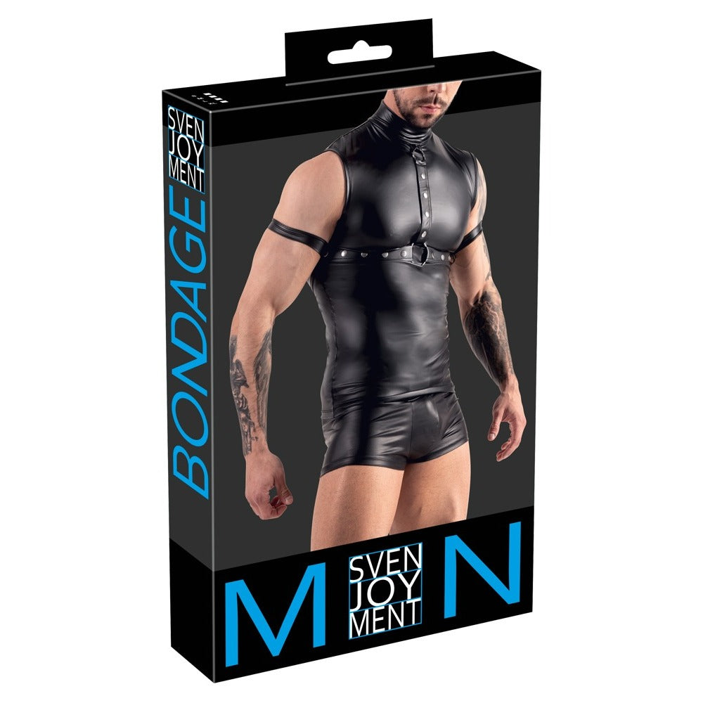 PlayBound UK adult toys & lingerie: svenjoyment sleeveless top with chest harness and arm loops