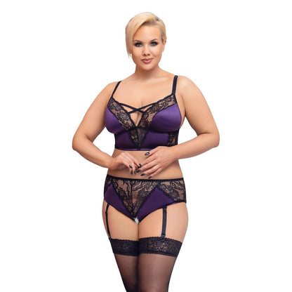 PlayBound UK adult toys & lingerie: cottelli curves bralette suspender set