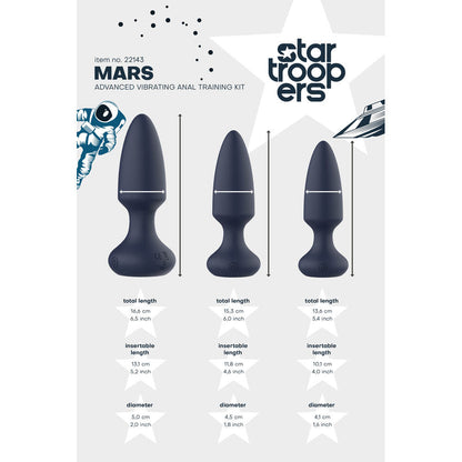 PlayBound UK adult toys & lingerie: startroopers mars advanced vibrating anal vibe kit