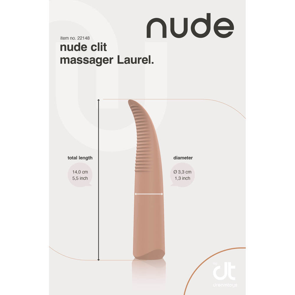 PlayBound UK adult toys & lingerie: nude laurel mini travel massager