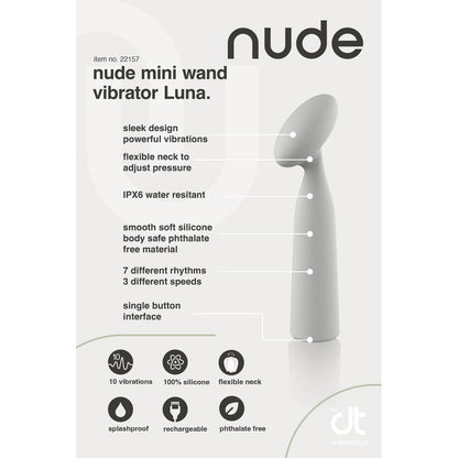 PlayBound UK adult toys & lingerie: nude luna mini wand vibrator