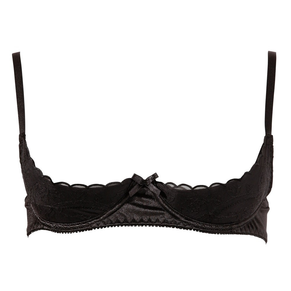 PlayBound UK adult toys & lingerie: cottelli half cup bra black