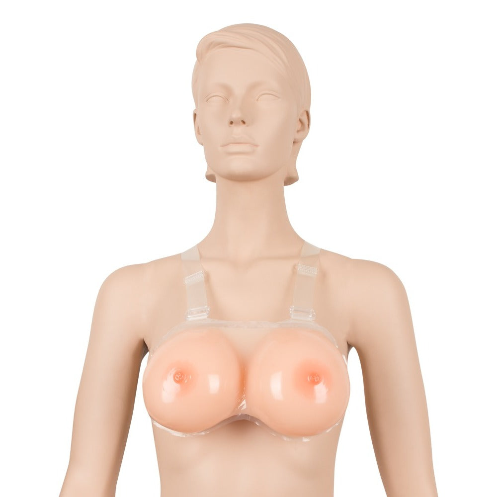 PlayBound UK adult toys & lingerie: strap on silicone breasts 1200g