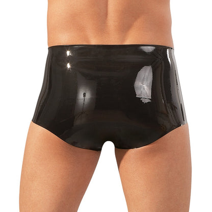PlayBound UK adult toys & lingerie: latex boxers with penis sleeve black
