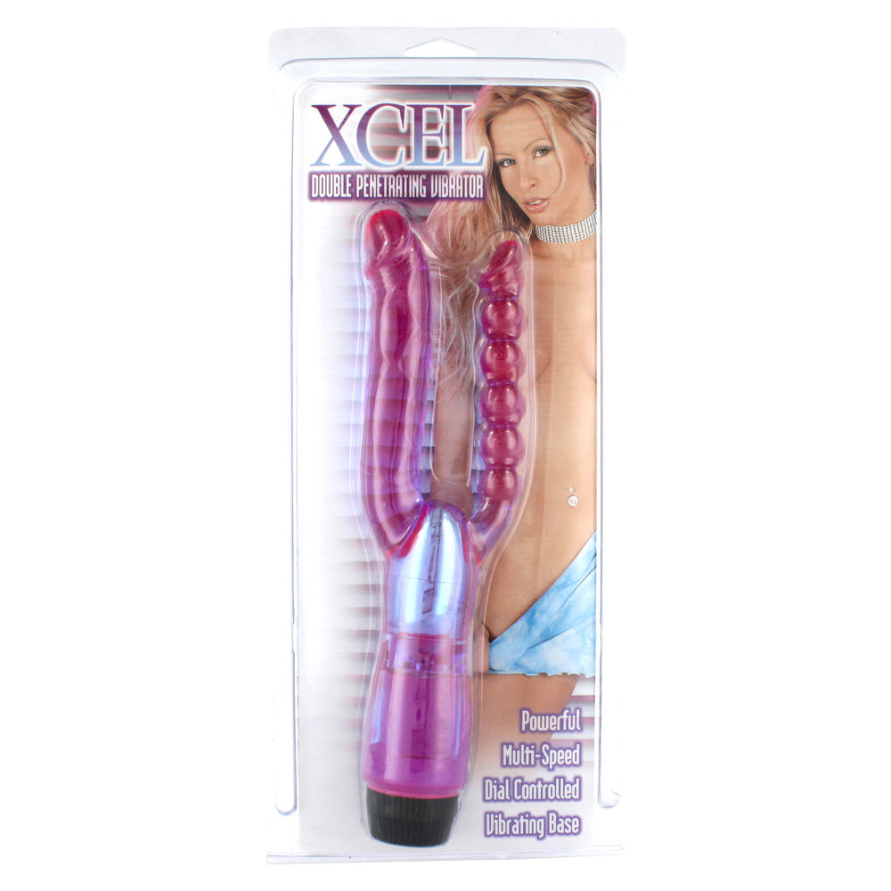 PlayBound UK adult toys & lingerie: xcel double penetrating vibrator
