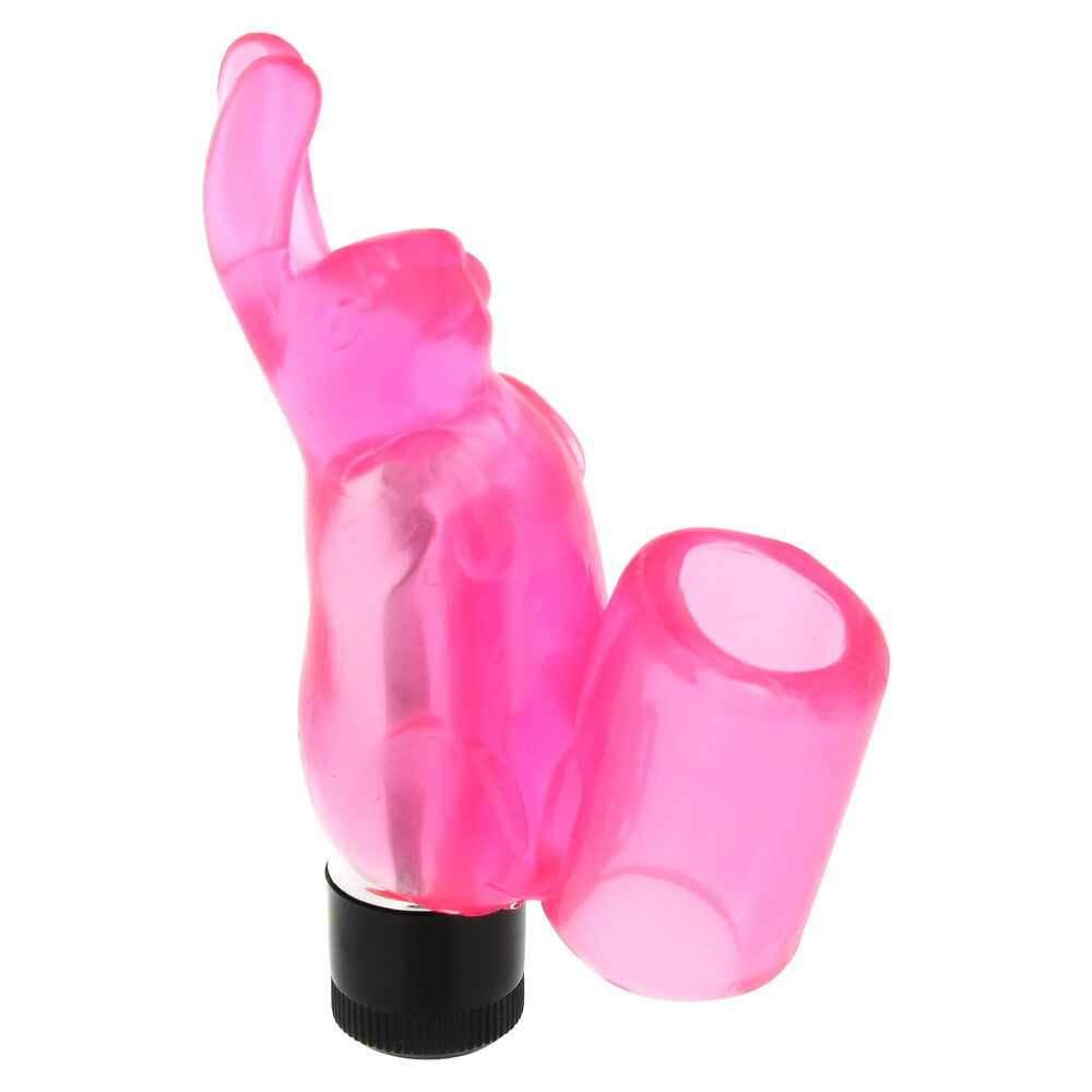 PlayBound UK adult toys & lingerie: silicone rabbit finger sleeve vibe