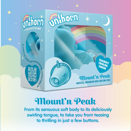 PlayBound UK adult toys & lingerie: unihorn mountn peak twirling tongue unicorn vibe