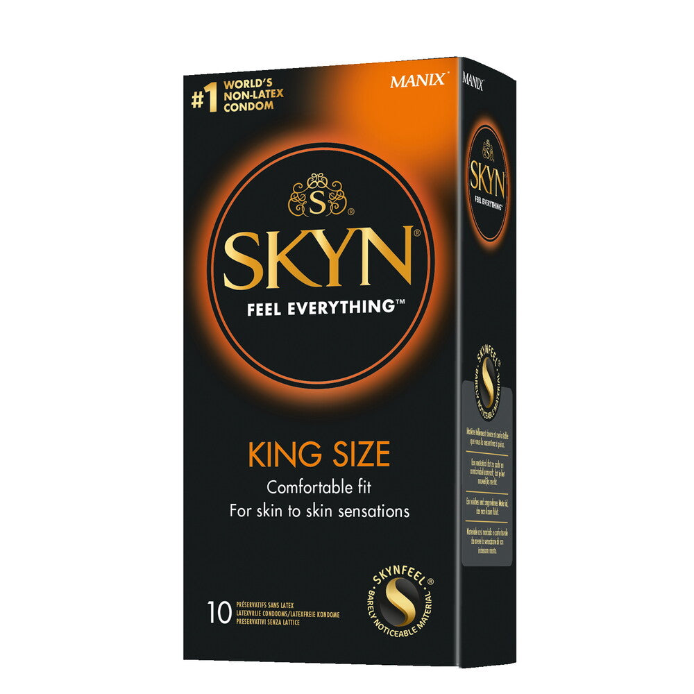 PlayBound UK adult toys & lingerie: skyn latex free condoms king size 10 pack
