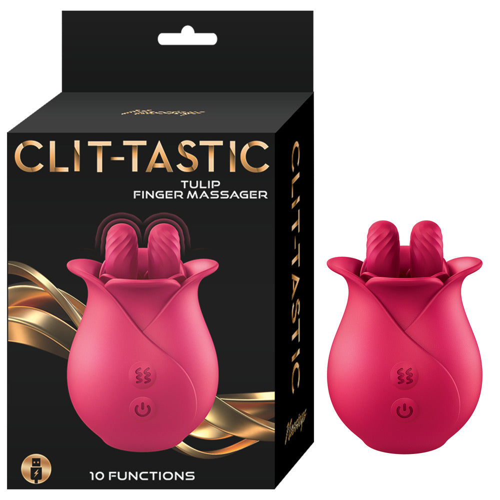 PlayBound UK adult toys & lingerie: clittastic tulip finger massager rechargeable 1