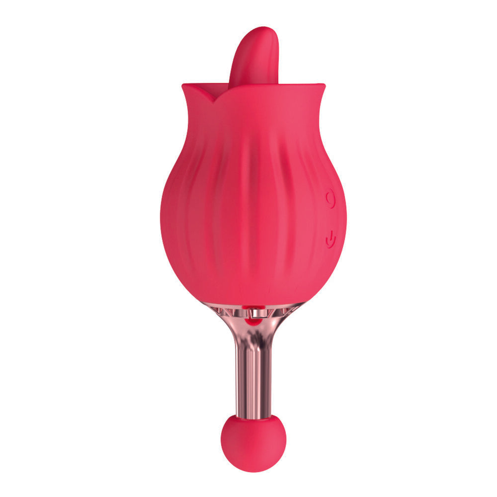 PlayBound UK adult toys & lingerie: clittastic rose bud dual massager rechargeable