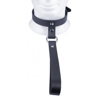 PlayBound UK adult toys & lingerie: the red leather collar with short leash