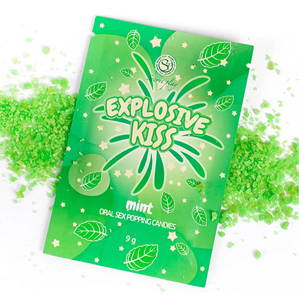 PlayBound UK adult toys & lingerie: explosive kiss mint oral sex popping candies 9g