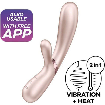 PlayBound UK adult toys & lingerie: satisfyer hot lover warming vibrator with app control pink
