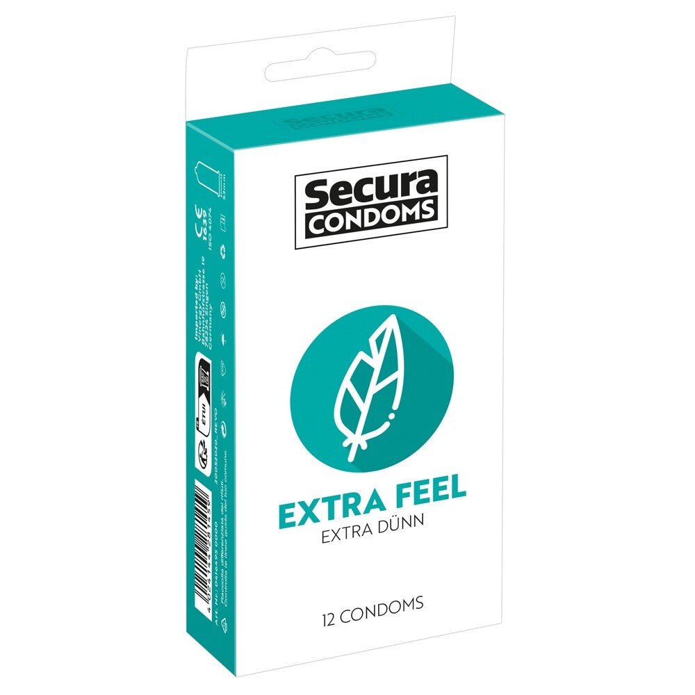 PlayBound UK adult toys & lingerie: secura condoms 12 pack extra feel