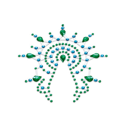 PlayBound UK adult toys & lingerie: petits joujoux gloria nipple and vagina pasties green