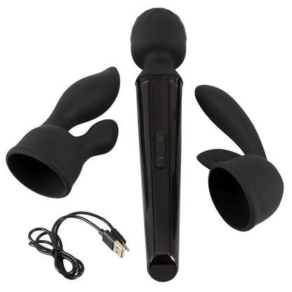 PlayBound UK adult toys & lingerie: super strong wand vibrator with 2 attachments