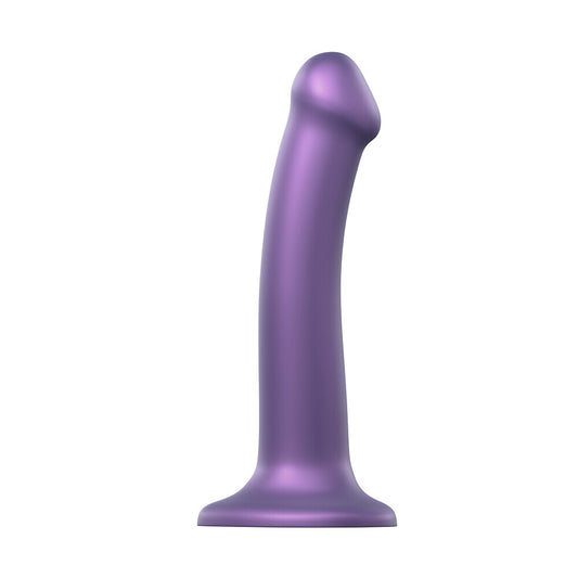 PlayBound UK adult toys & lingerie: strap on me mono density metalic shine dildo medium purple