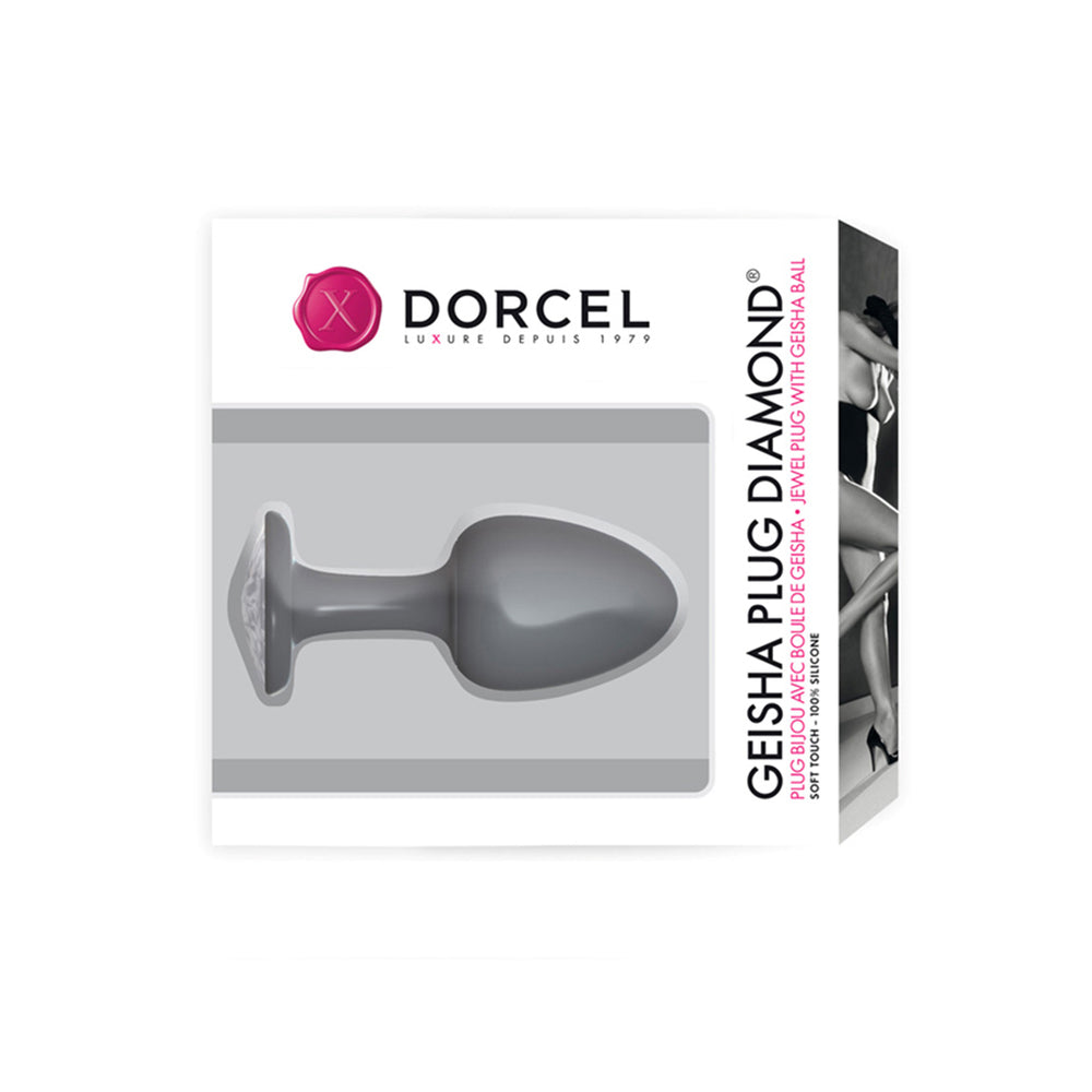 PlayBound UK adult toys & lingerie: dorcel medium geisha anal plug diamond