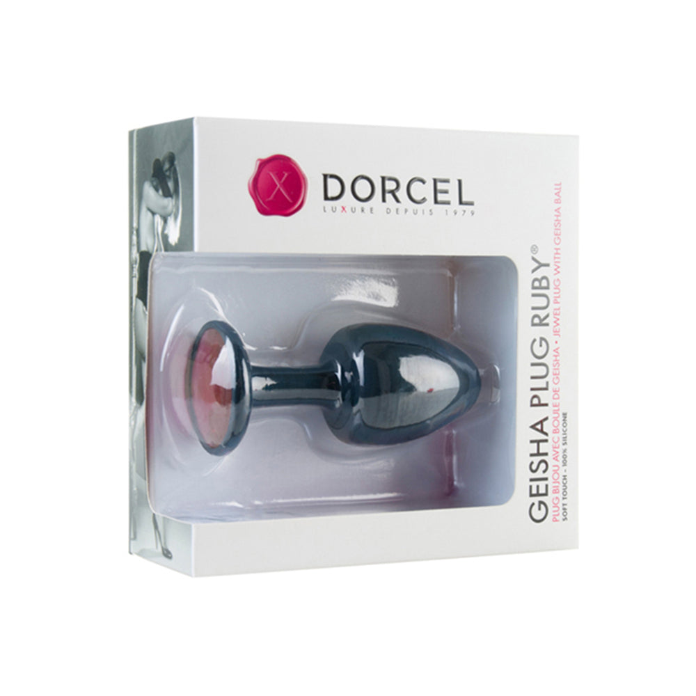 PlayBound UK adult toys & lingerie: dorcel medium geisha anal plug ruby