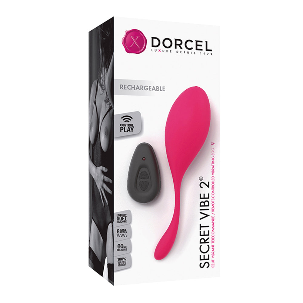 PlayBound UK adult toys & lingerie: dorcel secret vibe 2 remote controlled egg