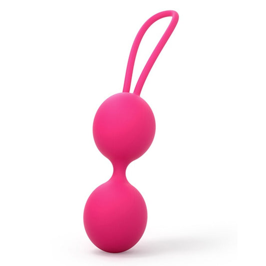 PlayBound UK adult toys & lingerie: dorcel soft touch geisha dual balls pink