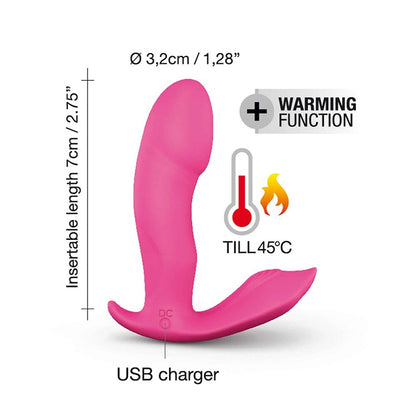 PlayBound UK adult toys & lingerie: dorcel secret clit warming voice control vibrator