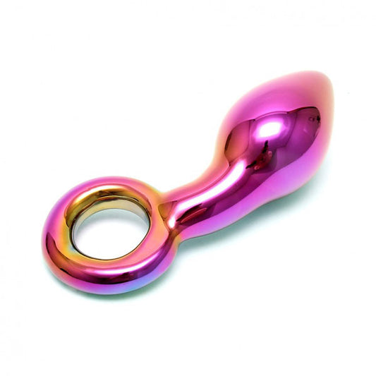 PlayBound UK adult toys & lingerie: sensual multi coloured glass kaleigh dildo