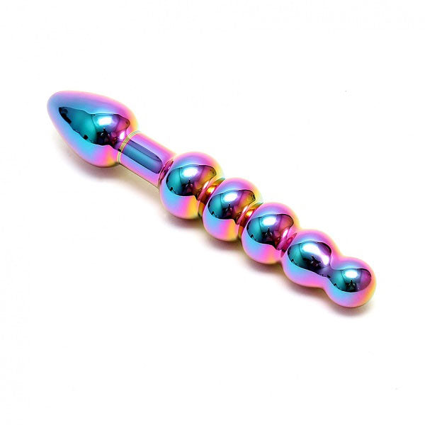 PlayBound UK adult toys & lingerie: sensual multi coloured glass laila anal probe