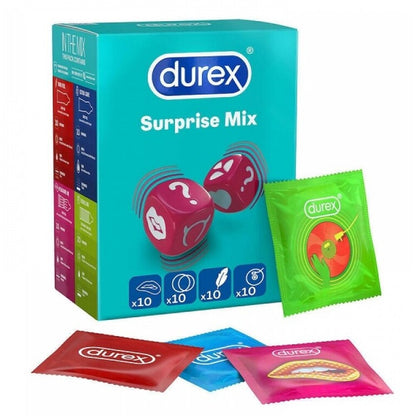 PlayBound UK adult toys & lingerie: durex surprise me variety condoms 40 pack