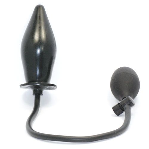 PlayBound UK adult toys & lingerie: pump n play black inflatable butt plug