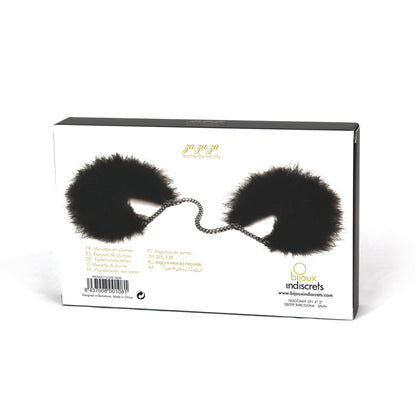 PlayBound UK adult toys & lingerie: bijoux indiscrets za za zu feather handcuffs