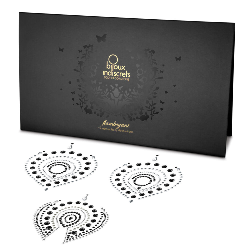 PlayBound UK adult toys & lingerie: bijoux indiscrets flamboyant rhinestone jewellery black silver
