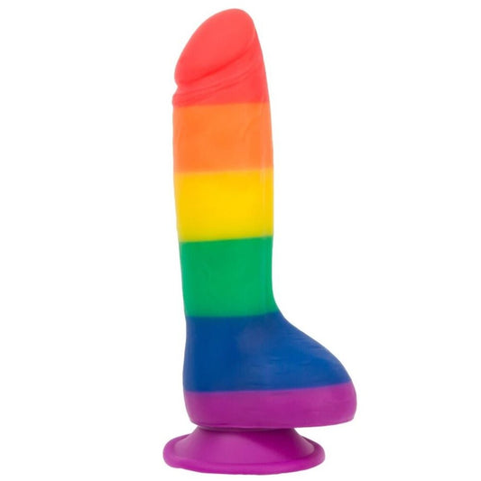 PlayBound UK adult toys & lingerie: addiction justin 8 inch rainbow dildo