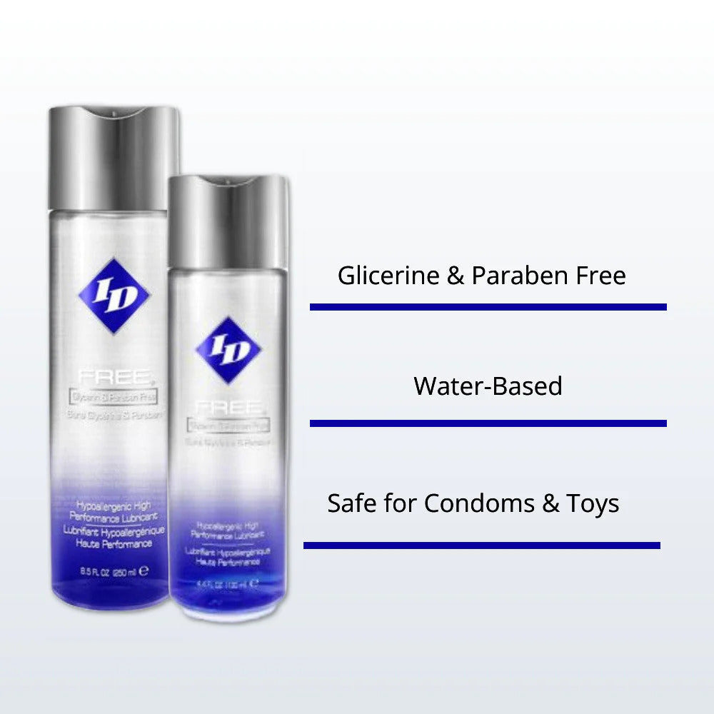 PlayBound UK adult toys & lingerie: id free hypoallergenic waterbased lubricant 65ml