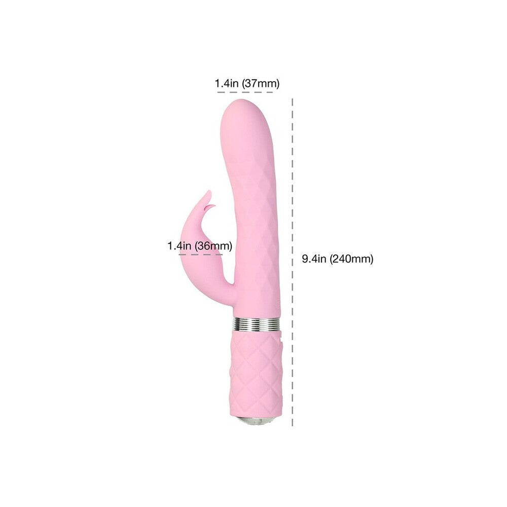 PlayBound UK adult toys & lingerie: pillow talk lively rabbit vibrator pink
