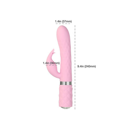 PlayBound UK adult toys & lingerie: pillow talk lively rabbit vibrator pink