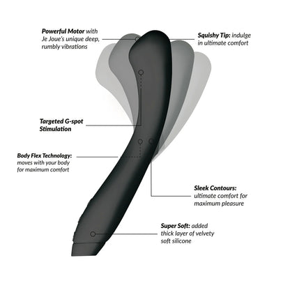 PlayBound UK adult toys & lingerie: je joue juno flex sleek gspot vibrator