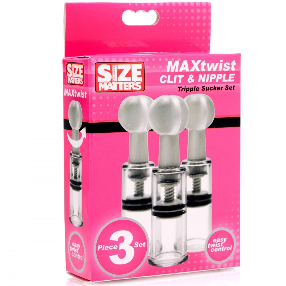 PlayBound UK adult toys & lingerie: max twist clit and nipple triple sucker set